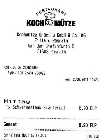 shwr Hffner Kochmtze Restaurant